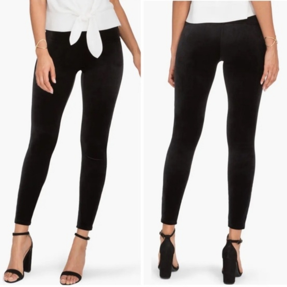 SPANX Classic Black Velvet Leggings
